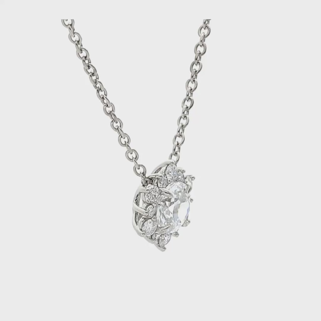 Nicola - .15ct Diamond Necklace Platinum