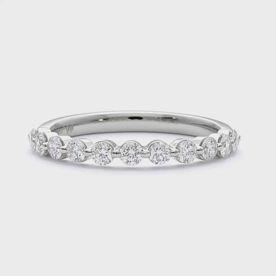 Margot - Platinum Natural Diamond Wedding Ring