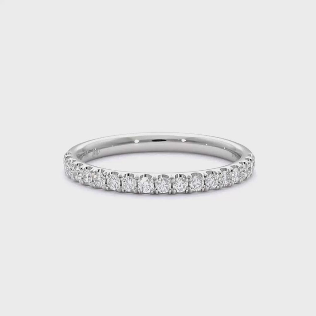 Maddison - 18ct White Gold Wedding Ring