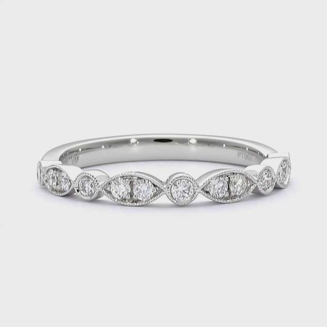 Nellie - Platinum Wedding Ring