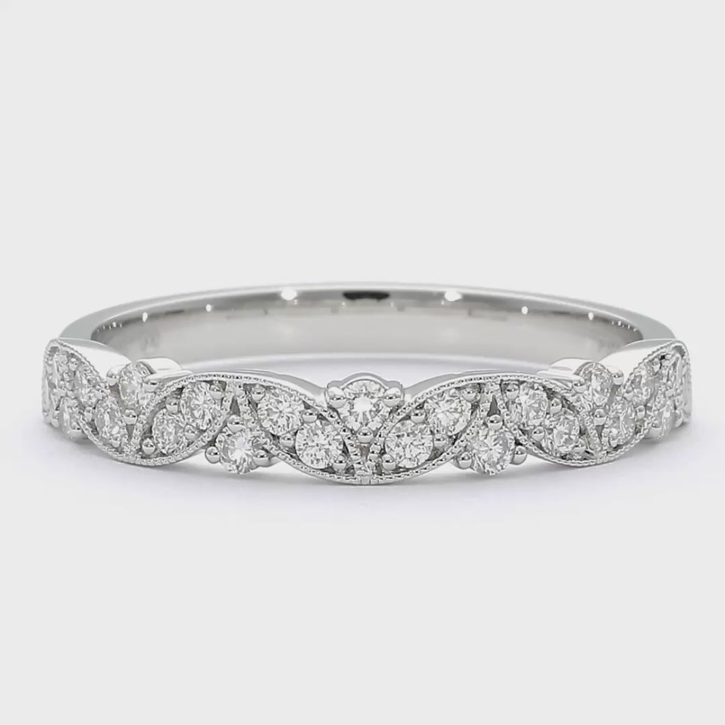 Jacqueline - 18ct White Gold Wedding Ring