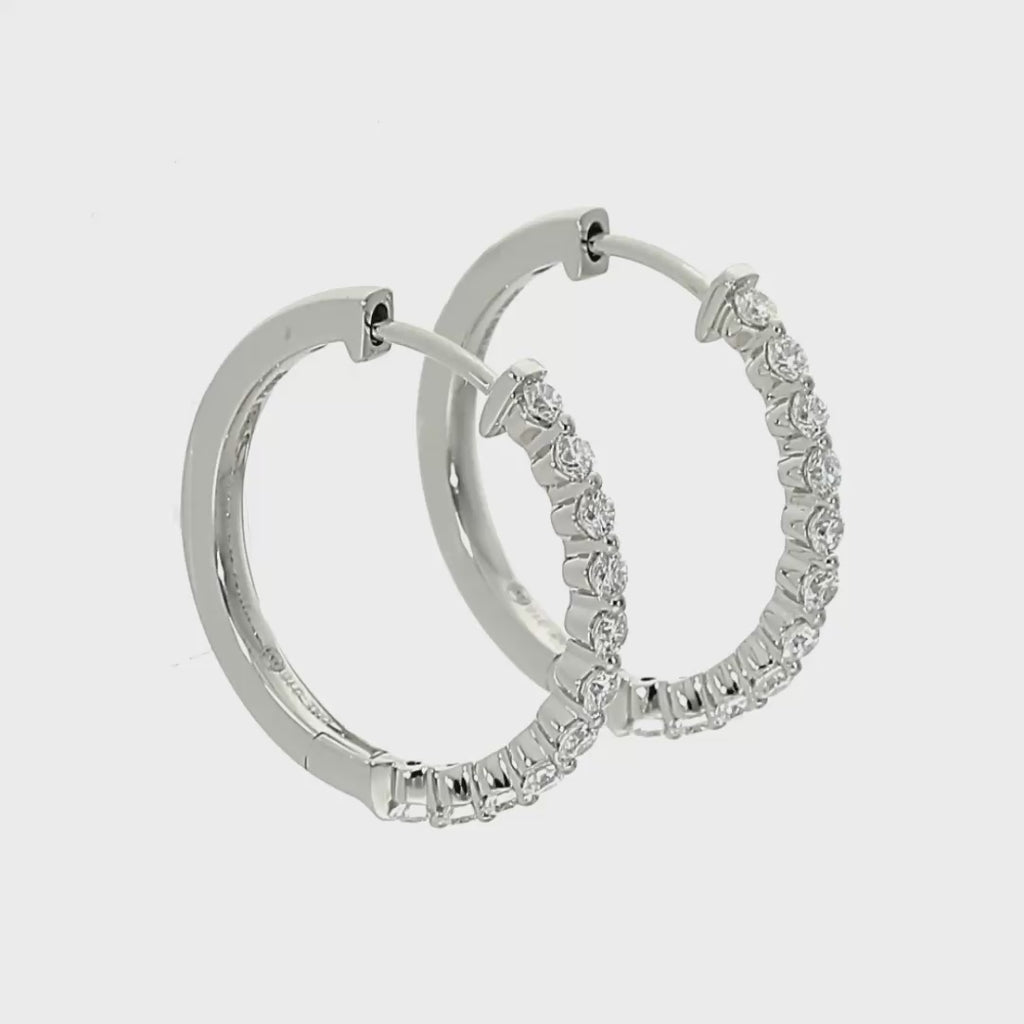 Piper - .48ct Natural Diamond Earrings Platinum