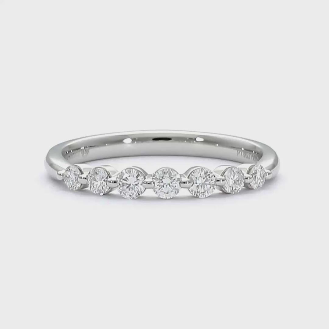 Chantel - Platinum Natural Diamond Wedding Ring