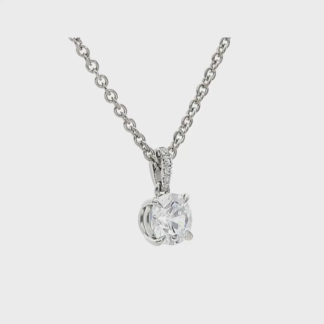 Cora - 0.01ct Diamond Necklace 18ct Yellow Gold