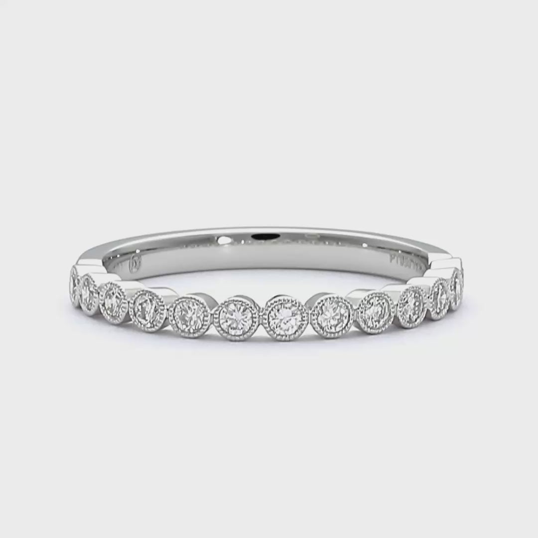 Kristina - 18ct White Gold Natural Diamond Wedding Ring