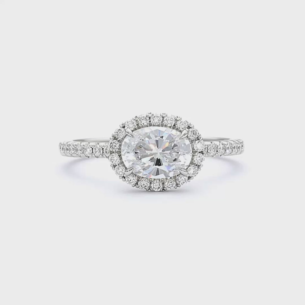 Sinead - Oval Cut 18ct Yellow Gold Engagement Ring