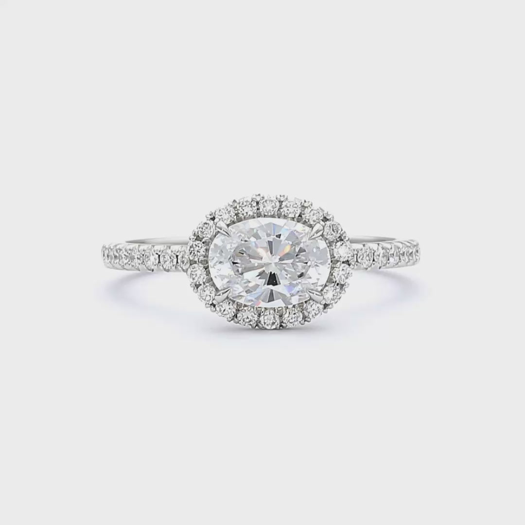 Sinead - Oval Cut 18ct Yellow Gold Engagement Ring