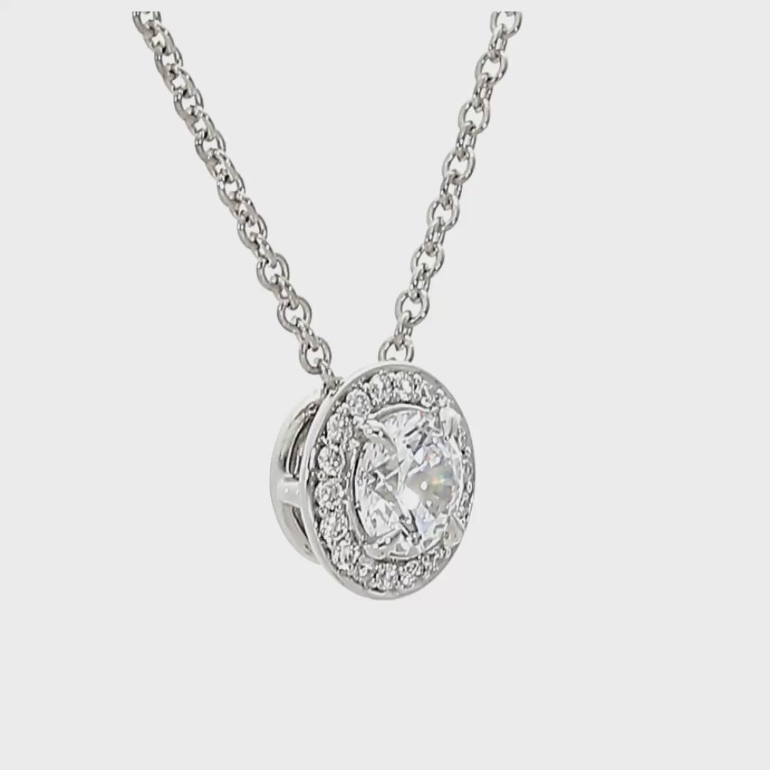Savannah - .08ct Diamond Necklace Platinum