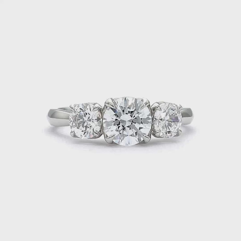 Emily - Round Cut 18ct Yellow Gold Engagement Ring