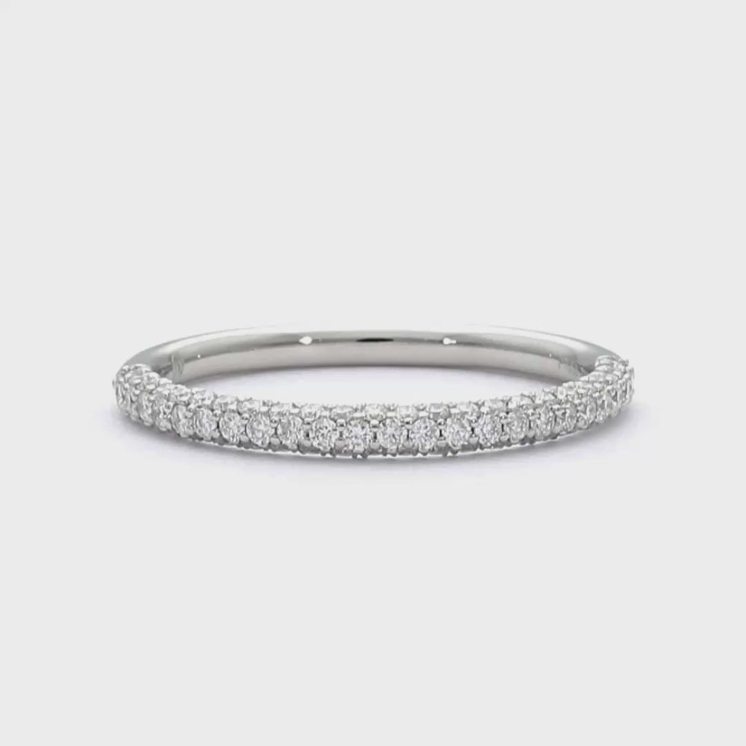 Bethany - 18ct White Gold Natural Diamond Wedding Ring