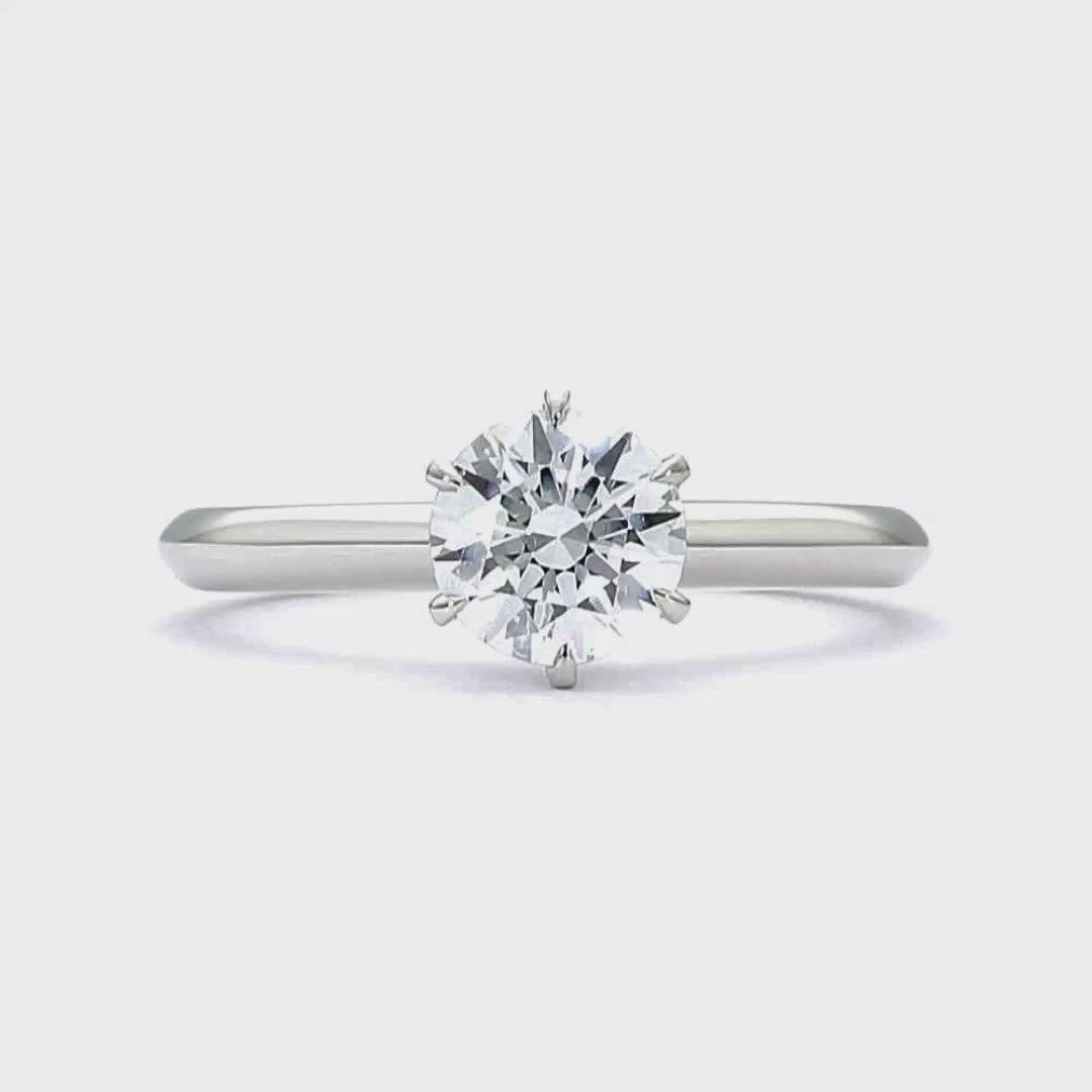 Lucy - Round Cut 18ct Yellow Gold Engagement Ring