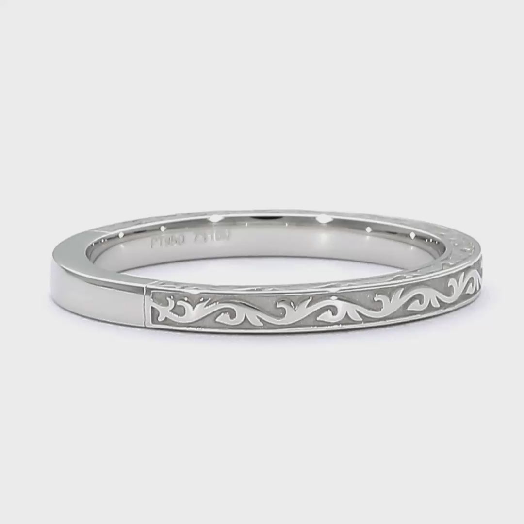Anne - 18ct White Gold Wedding Ring