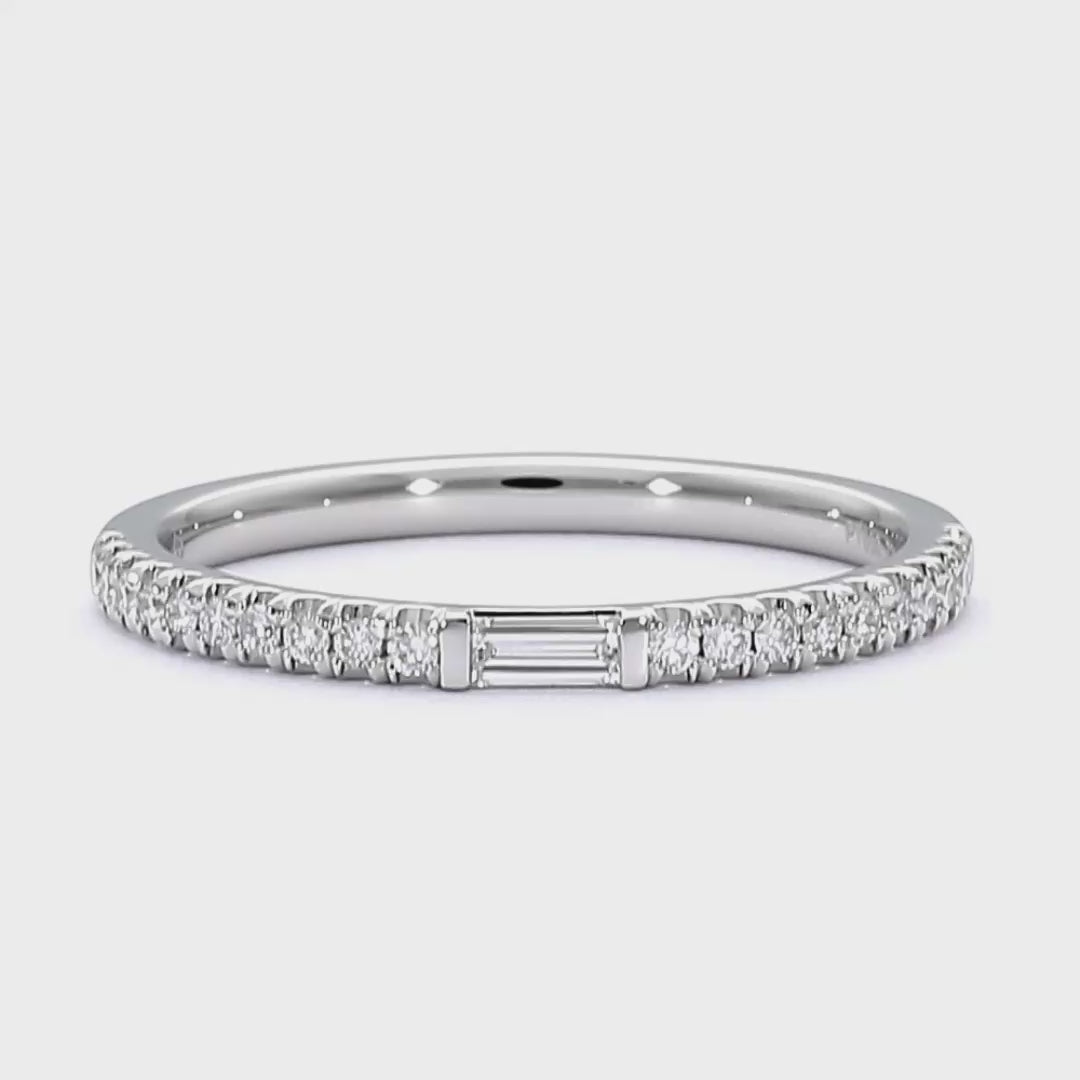 Penelope - 18ct White Gold Wedding Ring