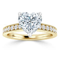 Emma - Heart Cut 18ct Yellow Gold Engagement Ring