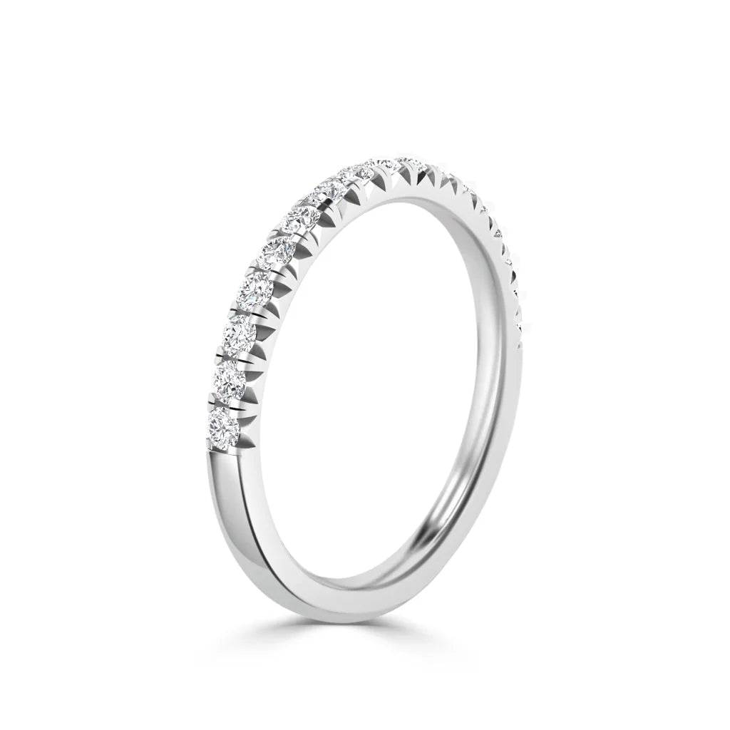 Stephanie - Platinum Natural Diamond Wedding Ring