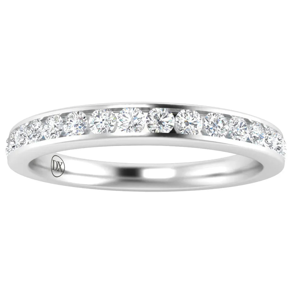 Eva - 18ct White Gold Natural Diamond Wedding Ring