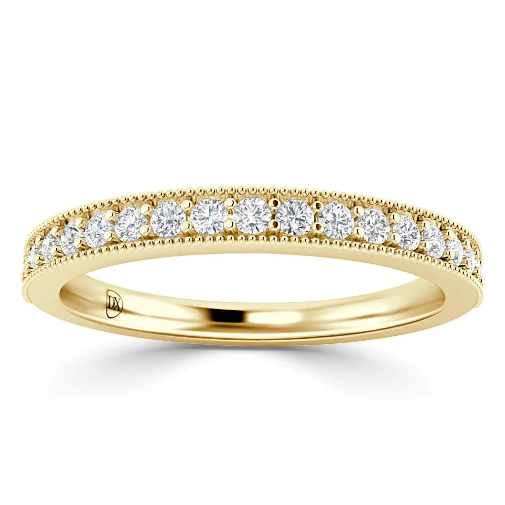 Angelica - 18ct Yellow Gold Natural Diamond Wedding Ring