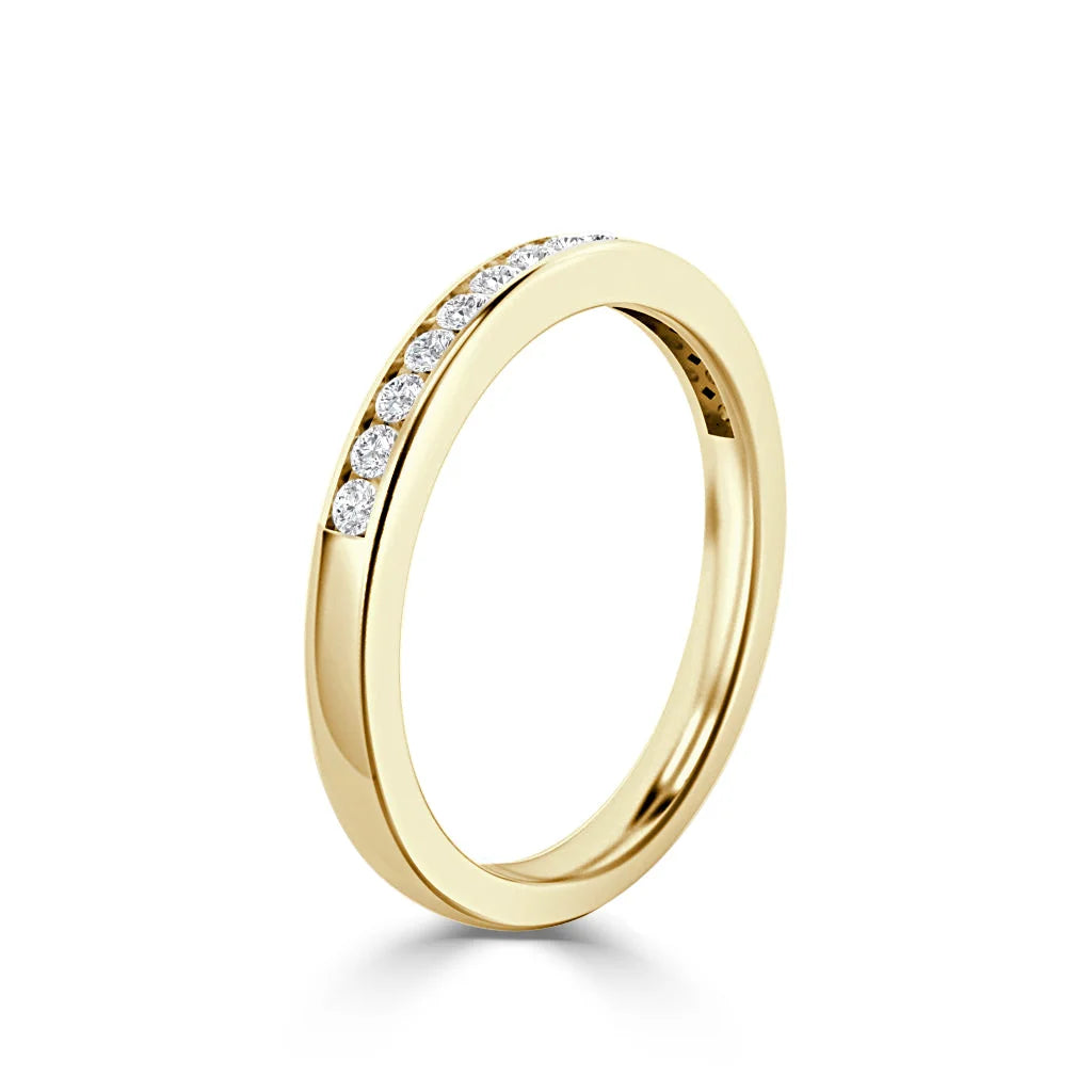 Simone - 18ct Yellow Gold Natural Diamond Wedding Ring