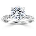 Chanelle - Round Cut 18ct White Gold Engagement Ring