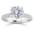 Maddison - Round Cut 18ct White Gold Engagement Ring