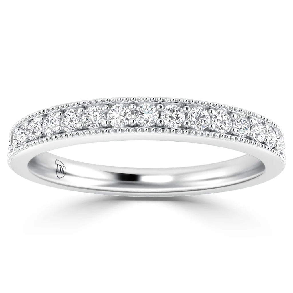 Emma - 18ct White Gold Natural Diamond Wedding Ring