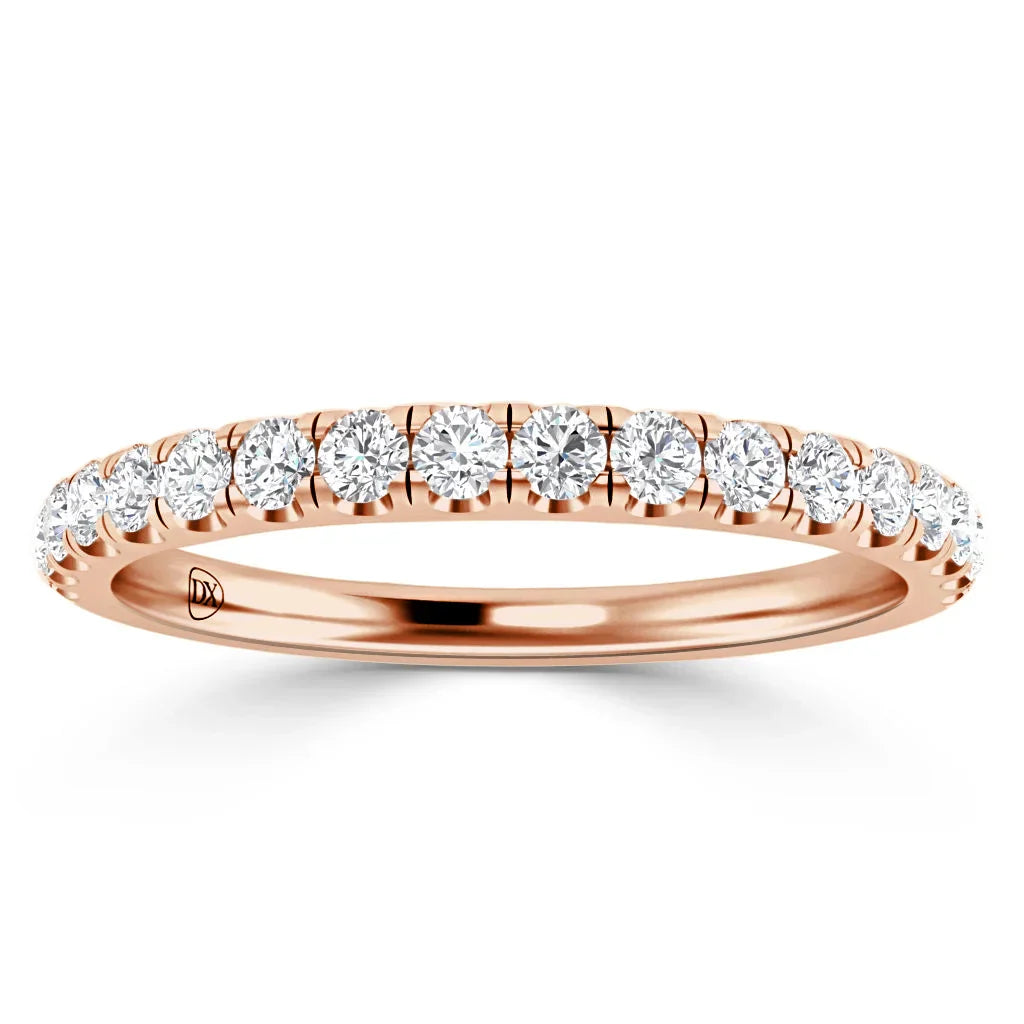 Phoebe - 18ct Rose Gold Natural Diamond Wedding Ring