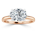 Siobhan - Oval Cut 18ct Rose Gold Engagement Ring
