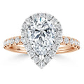Olivia Molly - Pear Cut 18ct Rose Gold Engagement Ring