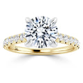 Jemma - Round Cut 18ct Yellow Gold Engagement Ring