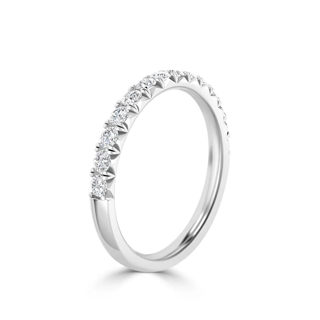 Paulina - 18ct White Gold Wedding Ring
