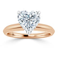 Jessica - Heart Cut 18ct Rose Gold Engagement Ring