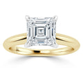 Lucy - Asscher Cut 18ct Yellow Gold Engagement Ring