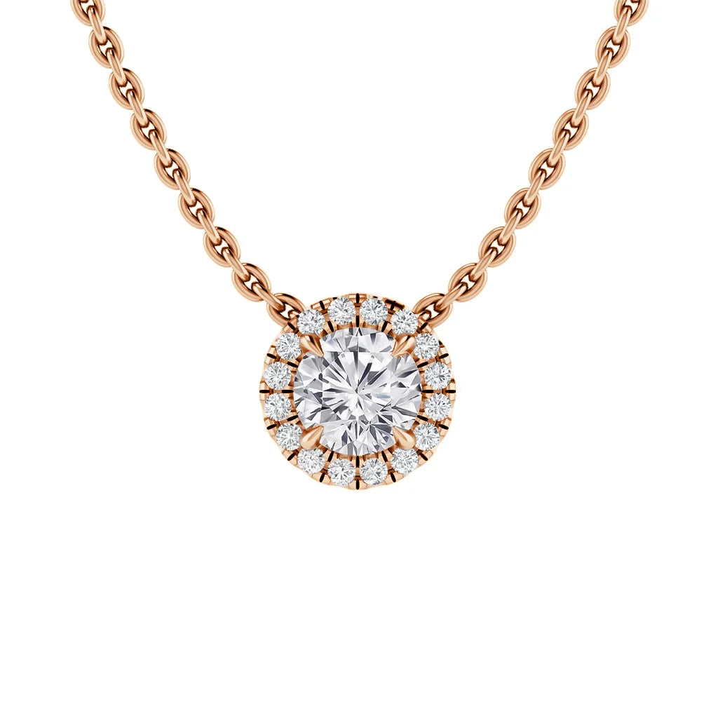 Savannah - .08ct Diamond Necklace 18ct Rose Gold