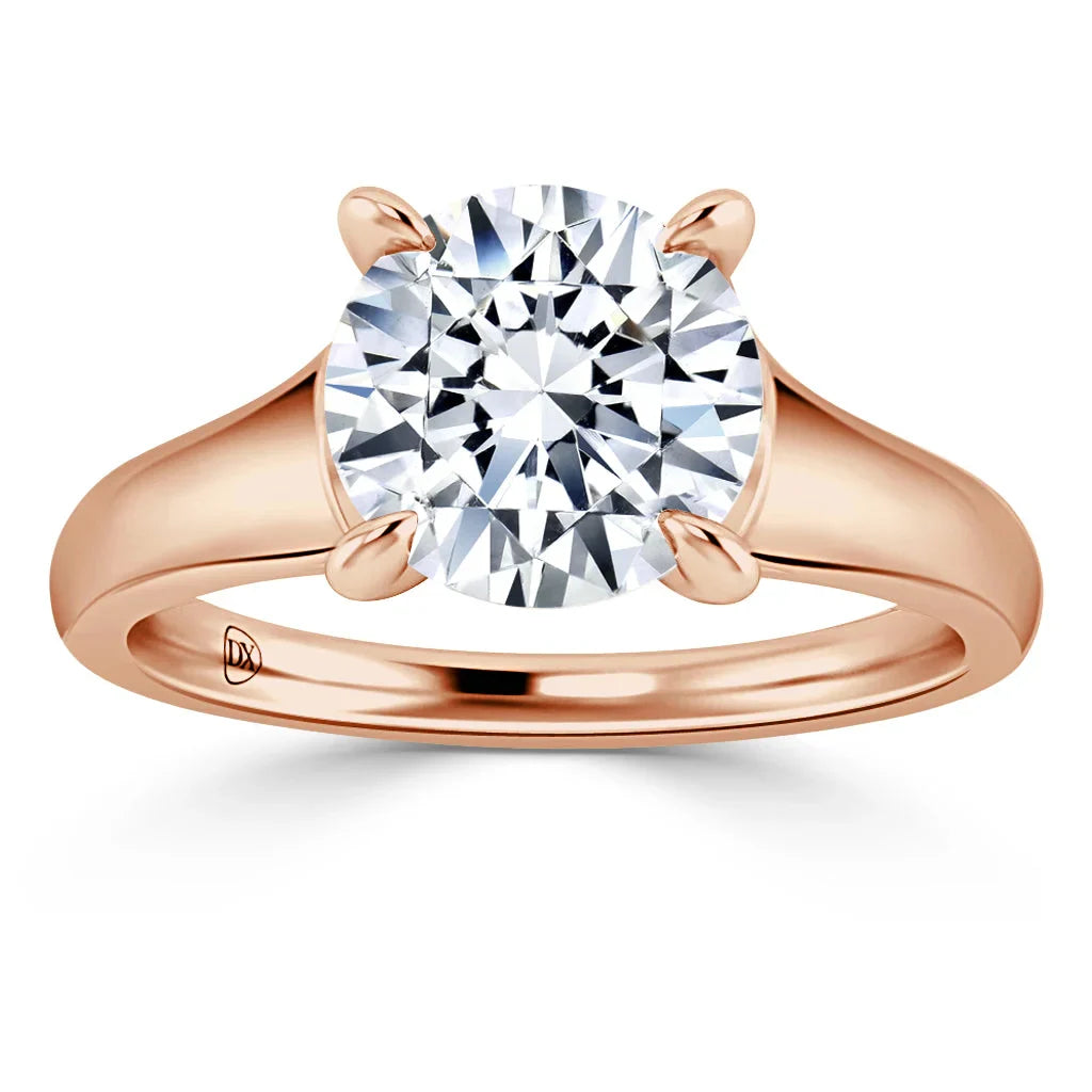 Juliette - Round Cut 18ct Rose Gold Engagement Ring