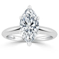 Lucy - Marquise Cut 18ct White Gold Engagement Ring