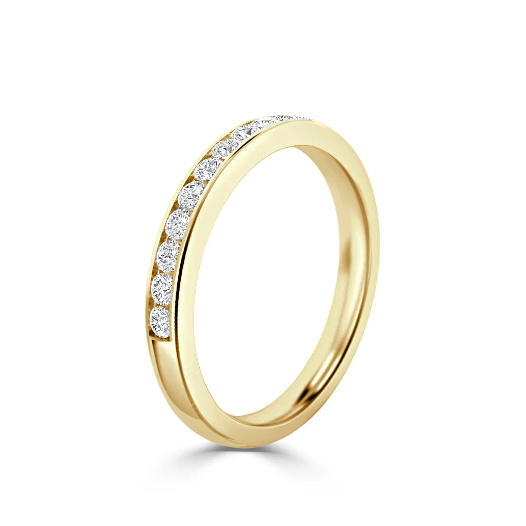 Charlotte - 18ct Yellow Gold Natural Diamond Wedding Ring