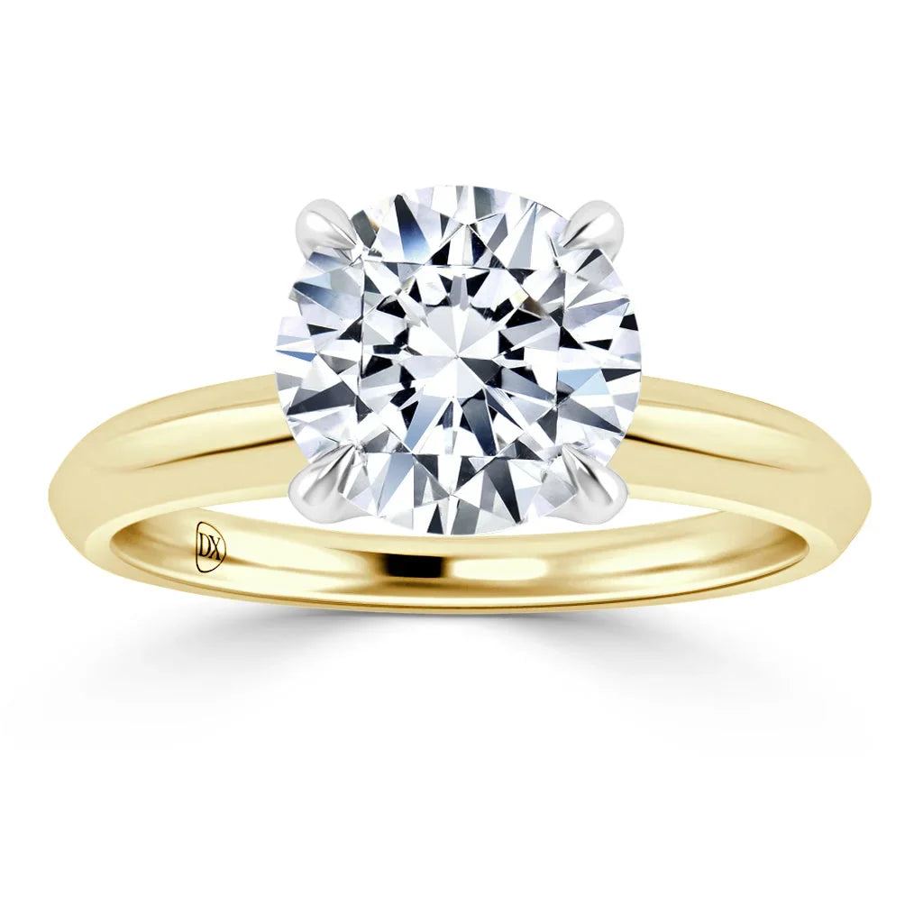 Jessica - Round Cut 18ct Yellow Gold Engagement Ring