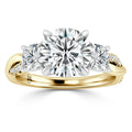 Natasha - Round Cut 18ct Yellow Gold Engagement Ring