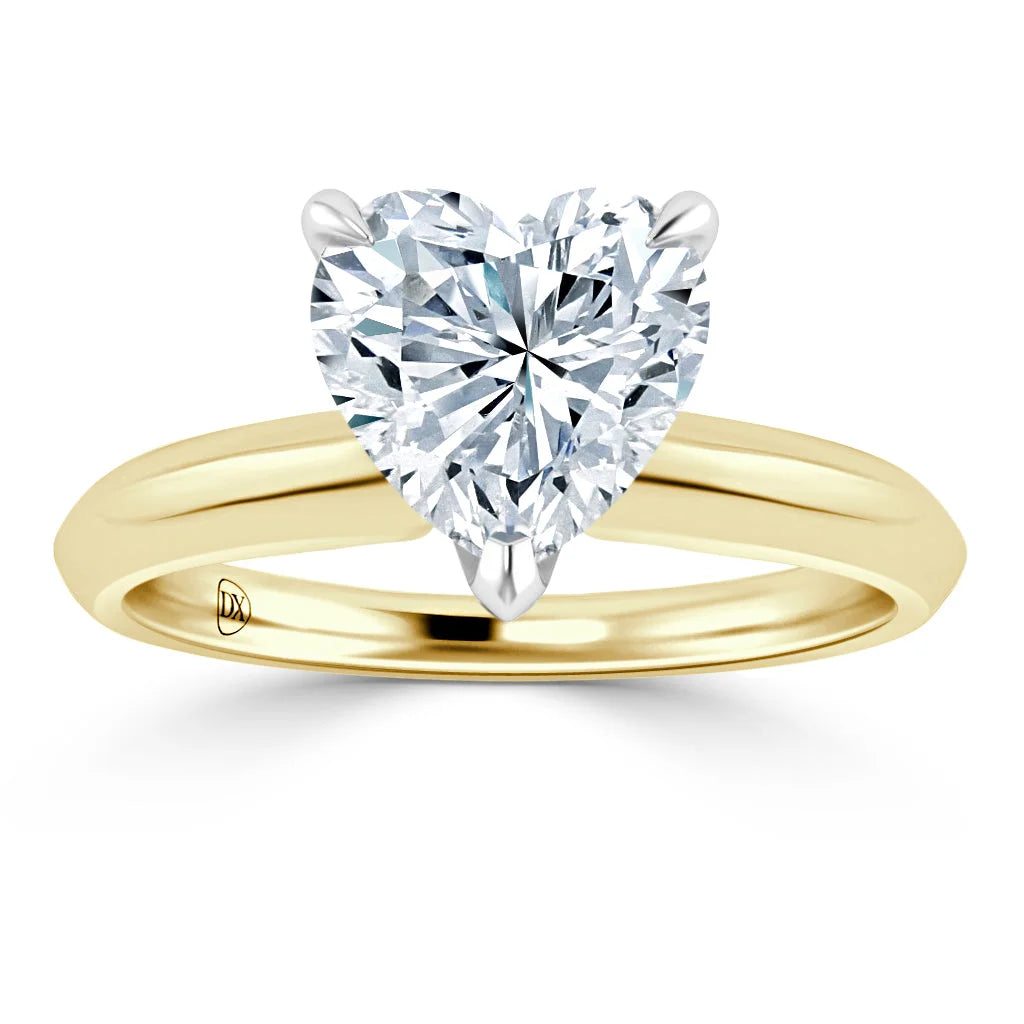 Jessica - Heart Cut 18ct Yellow Gold Engagement Ring