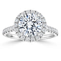 Colette - Round Cut Platinum Engagement Ring