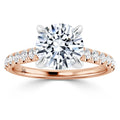 Jemma - Round Cut 18ct Rose Gold Engagement Ring