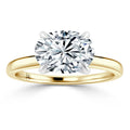 Siobhan - Oval Cut 18ct Yellow Gold Engagement Ring