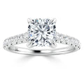 Jemma - Cushion Cut Platinum Engagement Ring