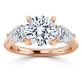 Alice - Round Cut 18ct Rose Gold Engagement Ring