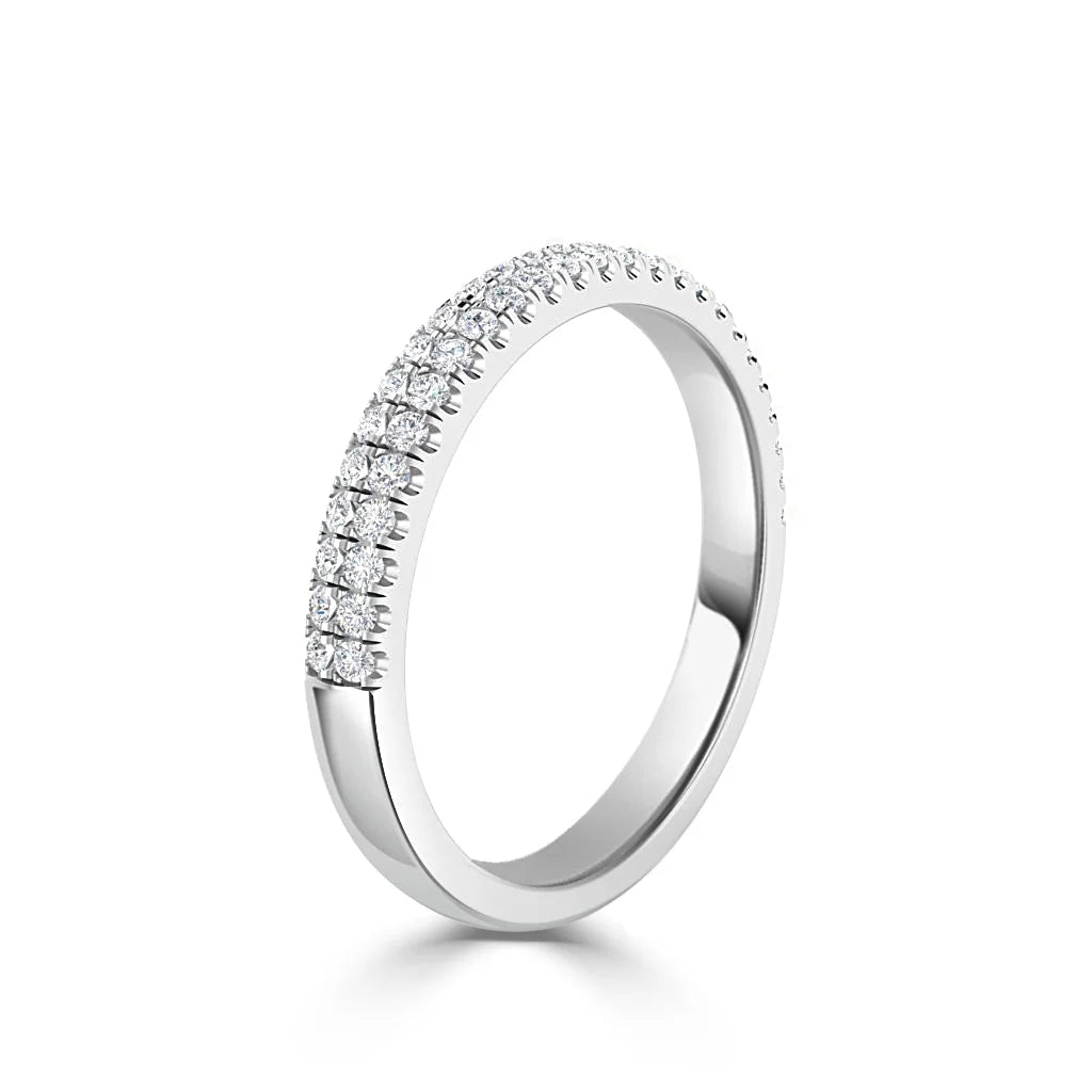 Abigail - Platinum Natural Diamond Wedding Ring