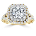 Sophia - Cushion Cut 18ct Yellow Gold Engagement Ring