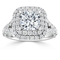 Sophia - Cushion Cut 18ct White Gold Engagement Ring