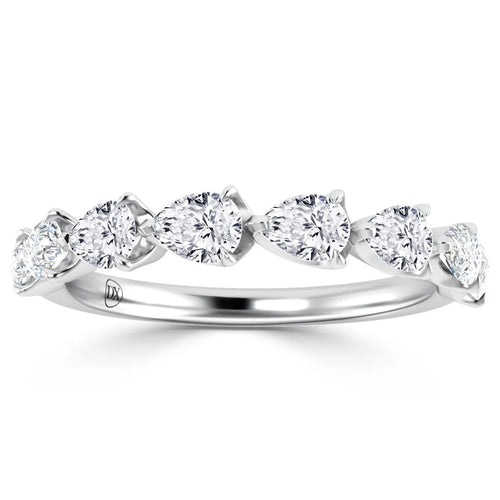 Aaliyah - 18ct White Gold Wedding Ring