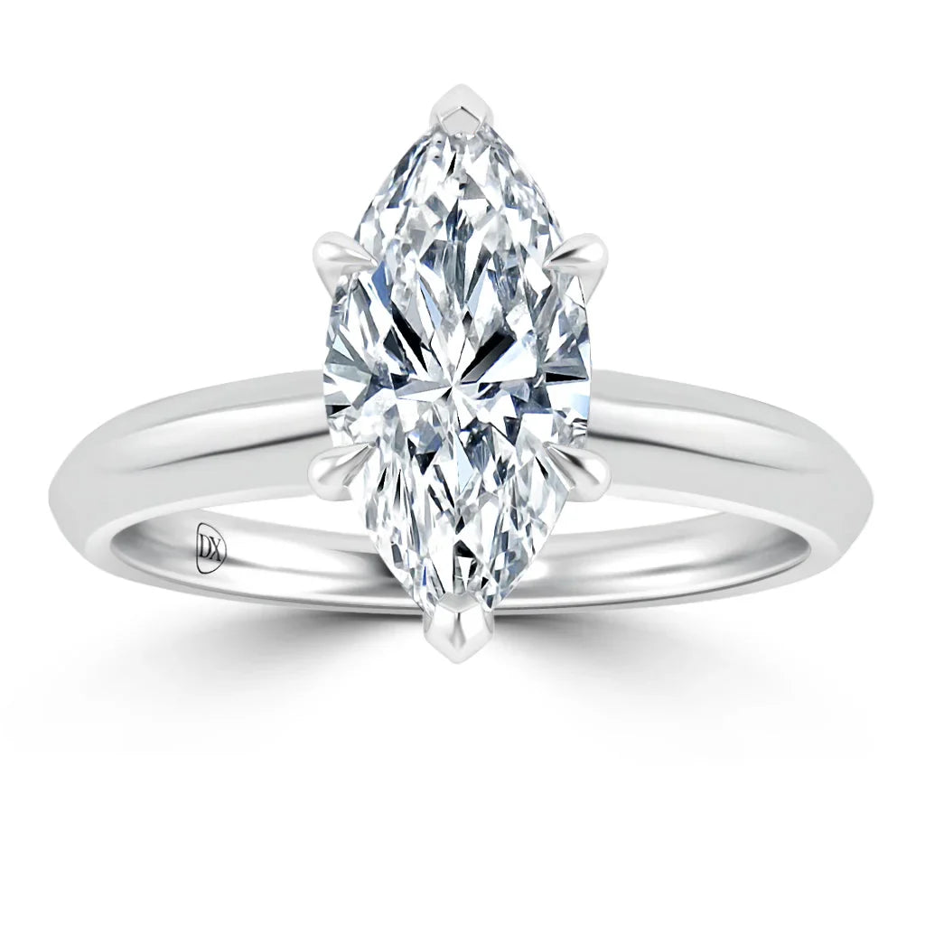 Jessica - Marquise Cut 18ct White Gold Engagement Ring