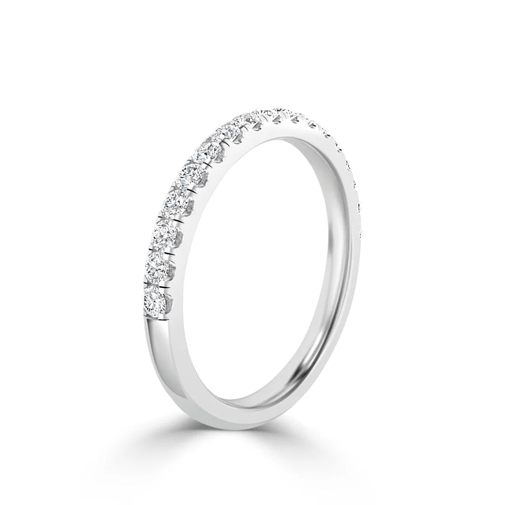 Chanelle - 18ct White Gold Natural Diamond Wedding Ring